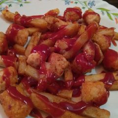 A picture of Spicy Potato bites &F. Fries.
