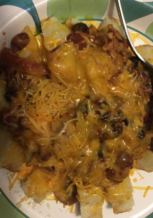 A picture of Chicken Chili Potato Poncho.