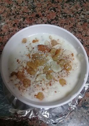صورة لوصفة مهلبية بالمكسرات 🤗