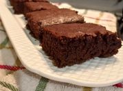 Una foto de brownie facil