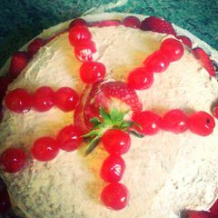 A picture of My Auntie's Cake Recipe.