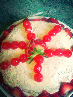 A picture of My Auntie's Cake Recipe.