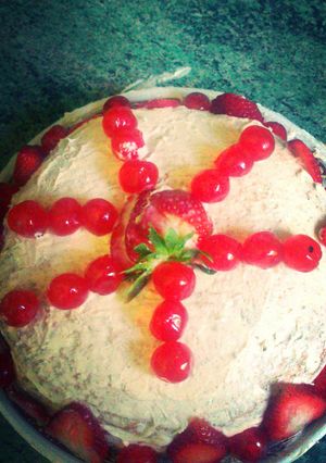 A picture of My Auntie's Cake Recipe.