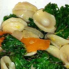 A picture of Lemon Kale with Orecchiette - Vegan.