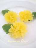 Easy Dandelions with Sesame-flavored Takuan Pickles