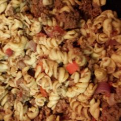 A picture of Bison pasta.