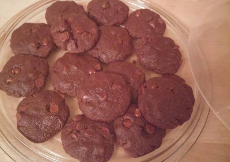 Steps to Make Speedy Double chocolate chip cookies