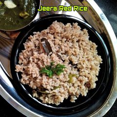 A picture of Jeera Red Rice.