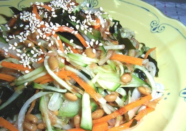 Easiest Way to Make Speedy Daikon Radish Salad With Natto