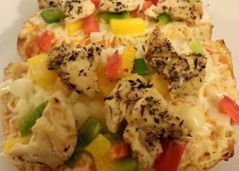 The New Way Making Recipe Buffalo Chicken Garlic Bread Delicious Steady