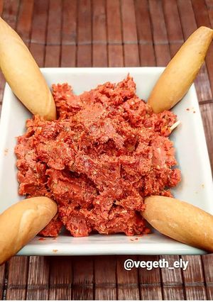 Una foto de Sobrasada vegana