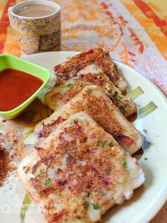 मक्खन मलाई टोस्ट (Makkhan Malai Toast recipe in hindi) रेसिपी मुख्य फोटो