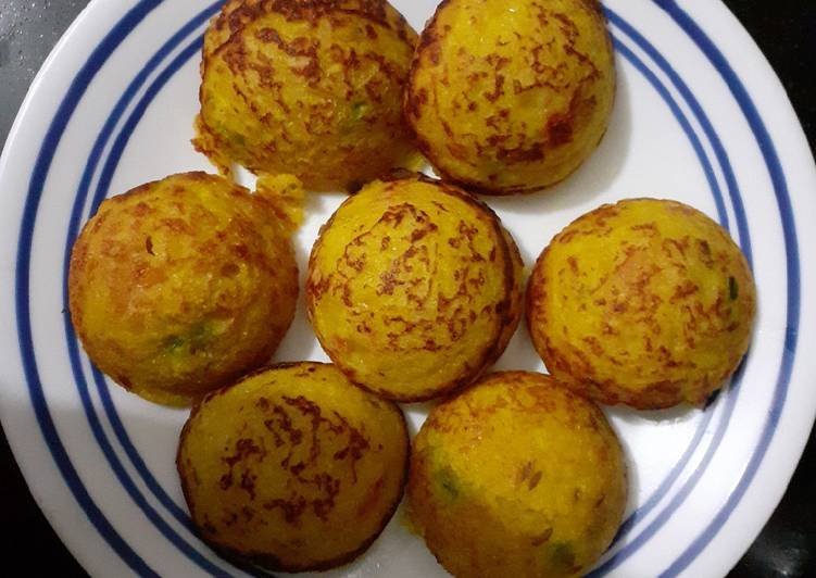 Recipe of Perfect Appe from leftover khichdi