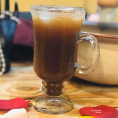 A picture of Whosayna’s Imli Paani/Tamarind Juice.