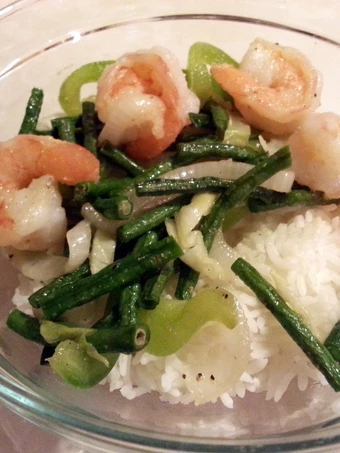 Recipe Shrimp and green bean stir fry the  Makes Drooling You can take Joss in your mouth