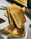 Wafles esponjosos en la mixtera