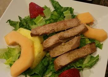 Easy Recipe Fruit of land and sea dinner salad Delicious and Healthy Easy Recipe Fruit of land and sea dinner salad Delicious and Healthy