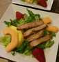 Simple Way Make Recipe Fruit of land and sea dinner salad. that is So Delicious, Can Spoil the Tongue}