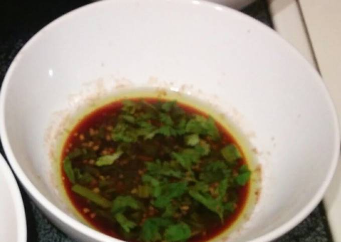 Recipe of Homemade Teriyaki-cilantro sauce