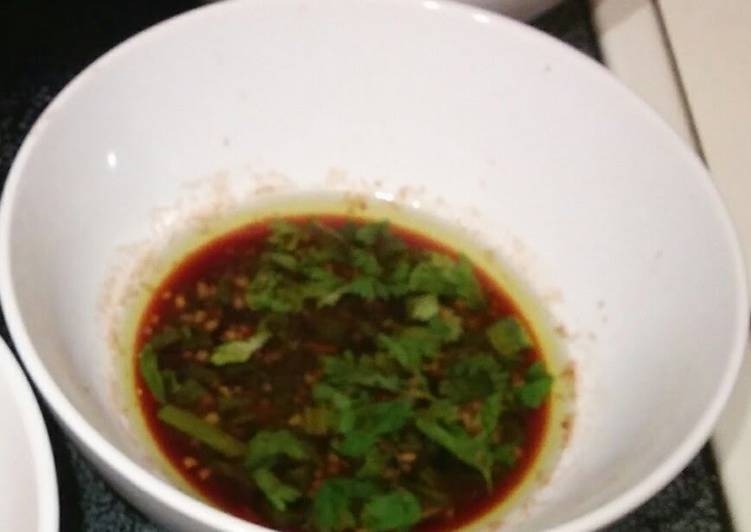 Recipe of Award-winning Teriyaki-cilantro sauce