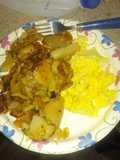 bottom of the pan potatoes