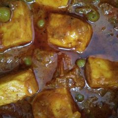 A picture of Methi Matar paneer.