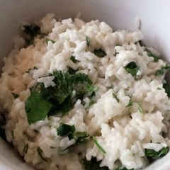 A picture of Instant coconut confetti rice.