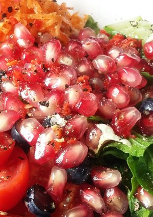 A picture of Pomegranate Blueberry Salad.