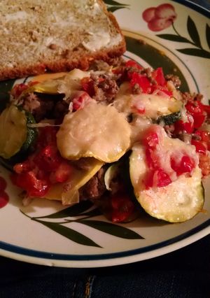 A picture of Zucchini bake.