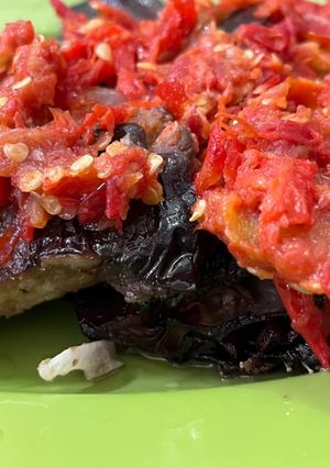 Foto resep Iwak pe sambel penyet (ikan pe/pari asap)