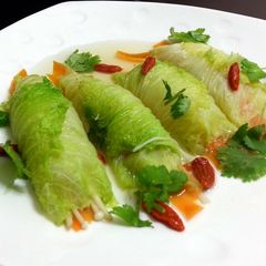 Napa Cabbage Roll A picture of Napa Cabbage Roll.