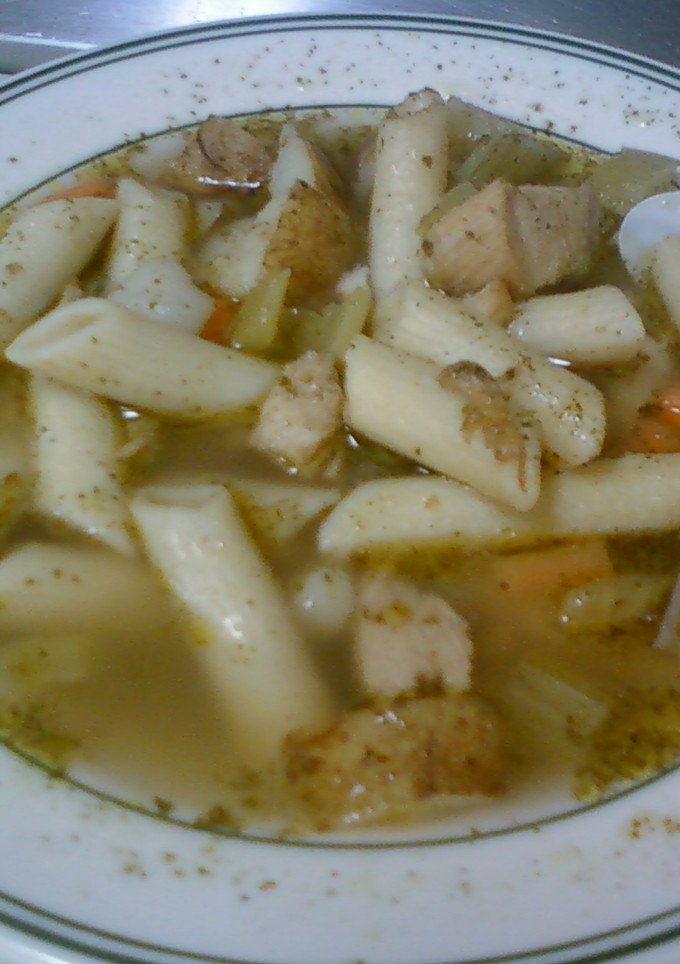 A picture of Chicken Soup with a twist.