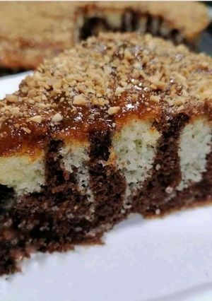 صورة لوصفة كيك رخامي 😋