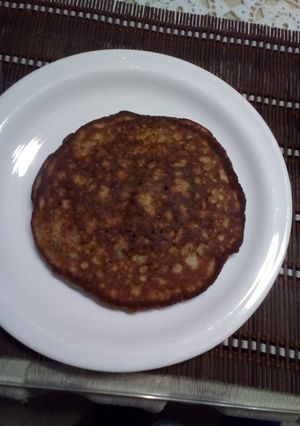 Una foto de Tortilla de plátano para desayunar