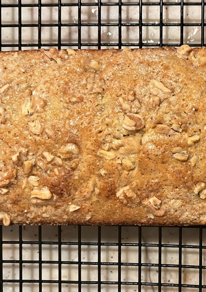 Una foto de Pan de banana y nuez (sin manteca)