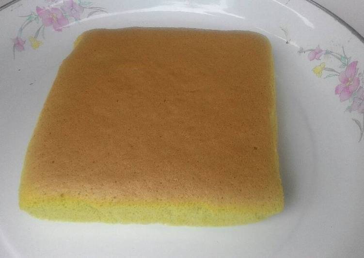 Pandan ogura cake 3 telur