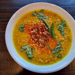 A picture of Masoor Dal Tadka.