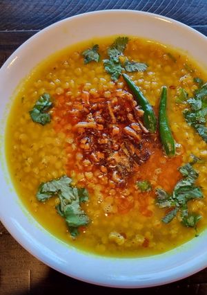 A picture of Masoor Dal Tadka.
