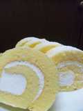 Easy Fluffy Roll Cake in the Microwave