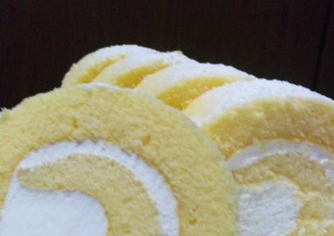 Recipe of Any-night-of-the-week Easy Fluffy Roll Cake in the Microwave