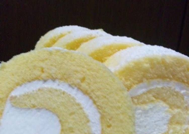 Recipe of Super Quick Easy Fluffy Roll Cake in the Microwave