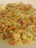 Cheesy Chicken Green Bean Casserole