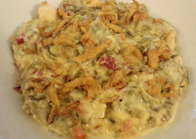 Easiest Way to Make Speedy Cheesy Chicken Green Bean Casserole