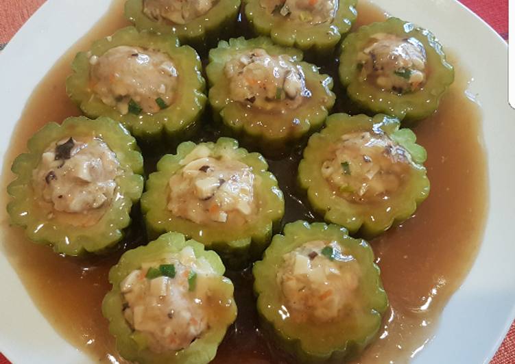 Resep Pare udang kukus saus tiram | Resep Bumbu Pare udang kukus saus tiram Yang Menggugah Selera