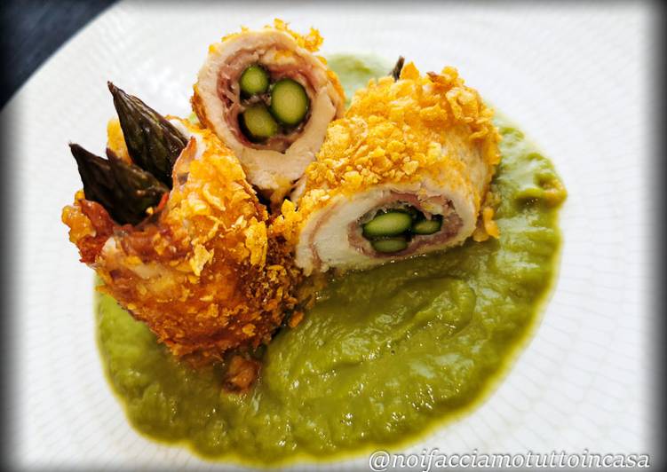 Involtini di Pollo e Asparagi in Crosta Croccante