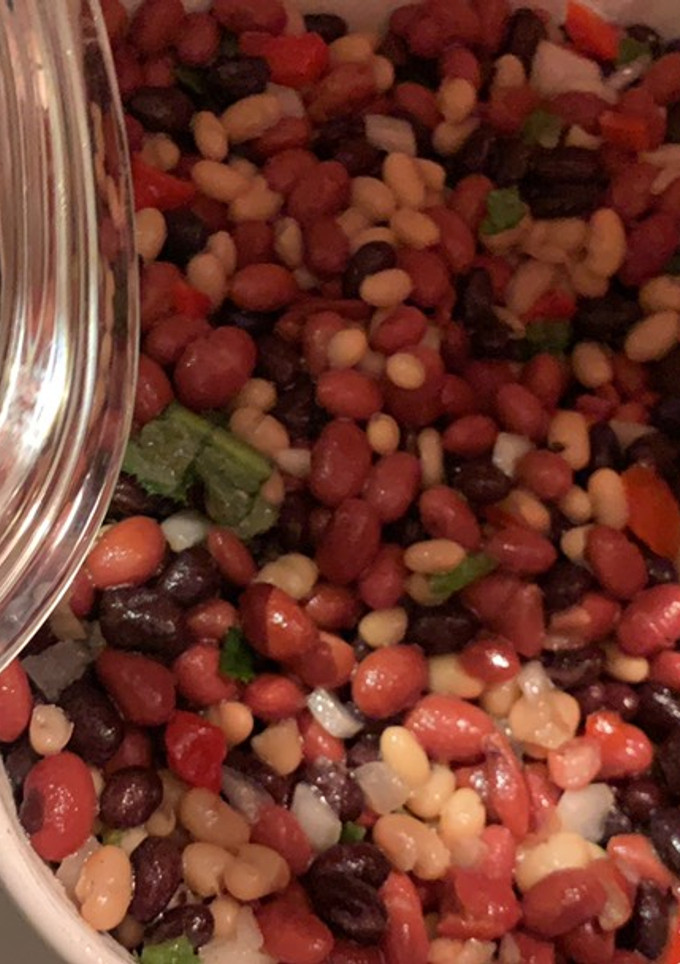 Una foto de Ensalada de granos