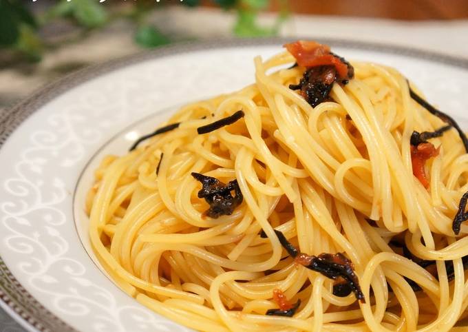 How to Make Mario Batali Simple Pasta Tossed With Umeboshi and Shio-kombu