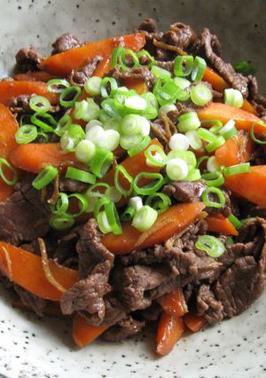 A picture of Beef & Carrot in Japanese Flavour.