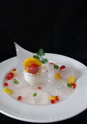 A picture of Yogurt Pannacotta In an IceDrop.
