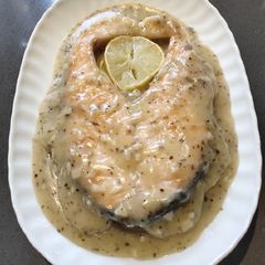 A picture of Salmon in Cream.